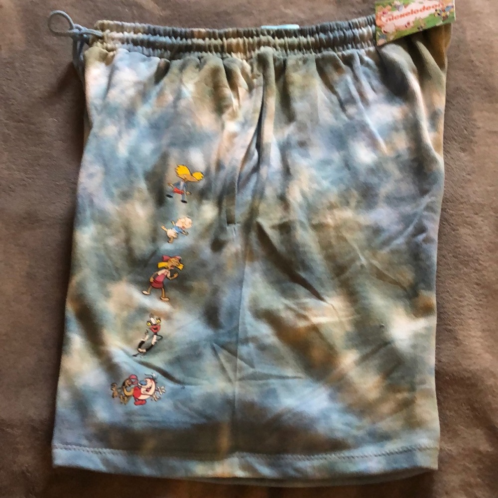 Nickelodeon Tie Dyed Shorts size XL